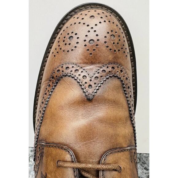 TODS BROWN WING TIP SHOES SIZE 7 UK / 8 USA MADE IN ITALY main image 15